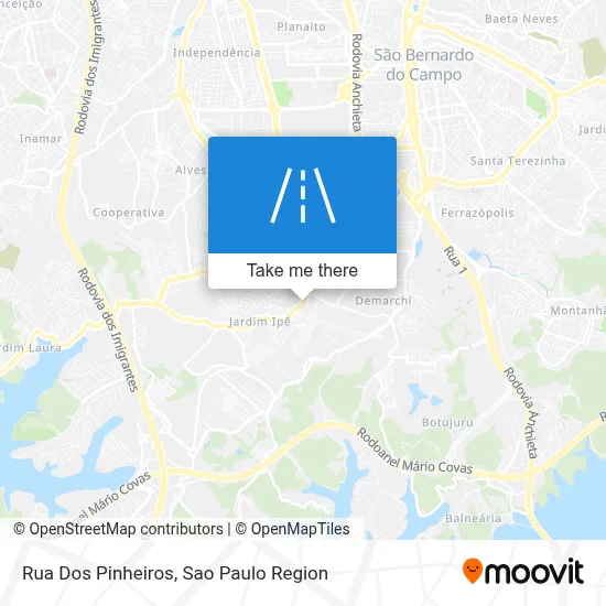 Rua Dos Pinheiros map