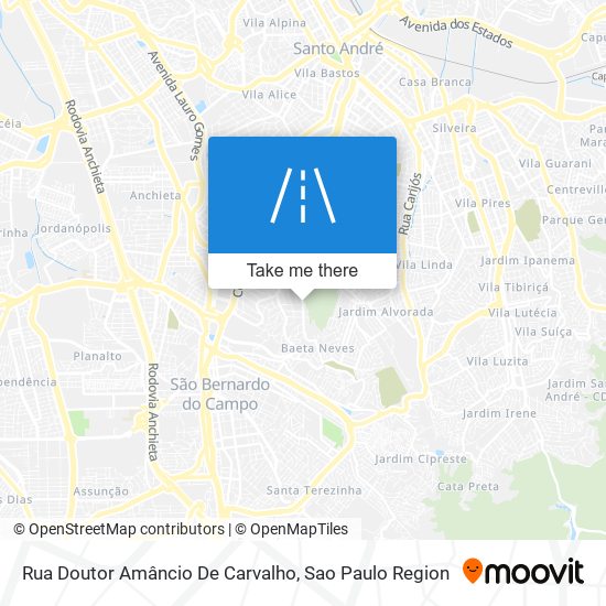 Mapa Rua Doutor Amâncio De Carvalho