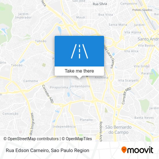 Rua Edson Carneiro map