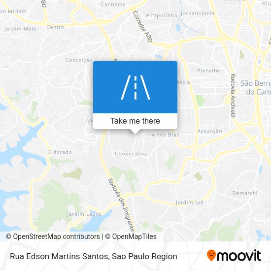 Rua Edson Martins Santos map