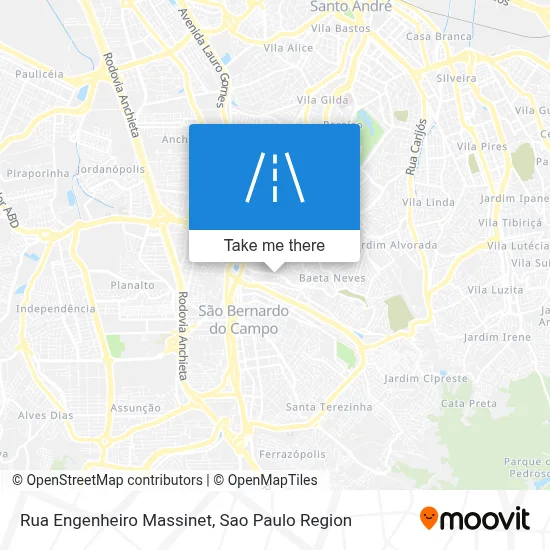 Rua Engenheiro Massinet map