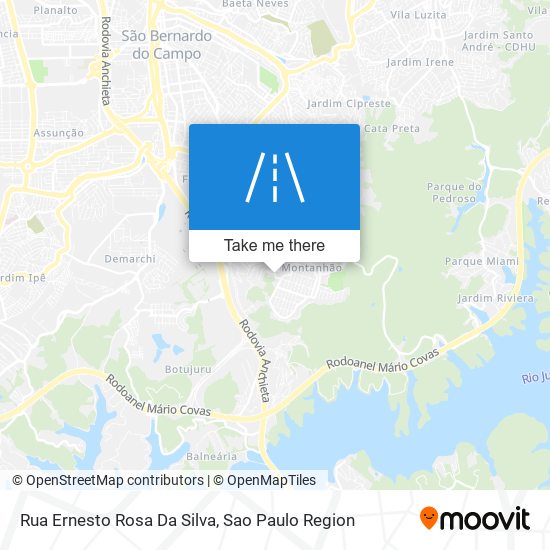 Mapa Rua Ernesto Rosa Da Silva
