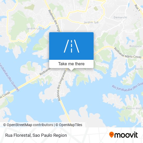 Rua Florestal map