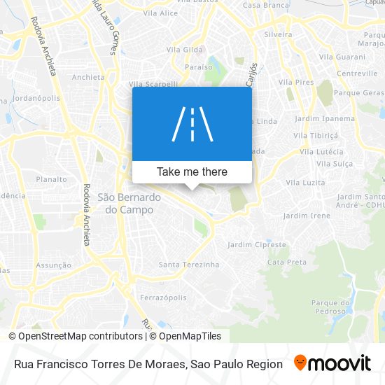 Mapa Rua Francisco Torres De Moraes