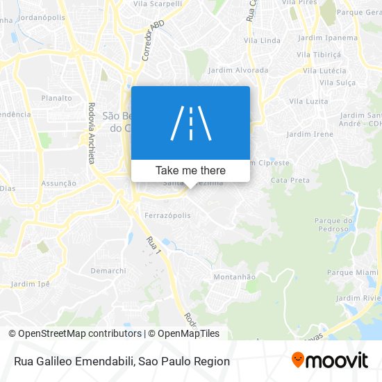 Rua Galileo Emendabili map