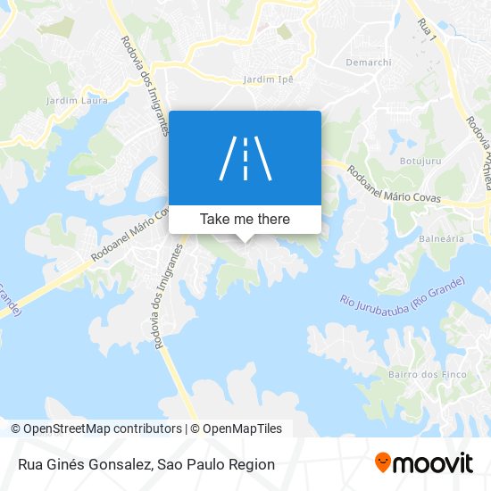 Mapa Rua Ginés Gonsalez