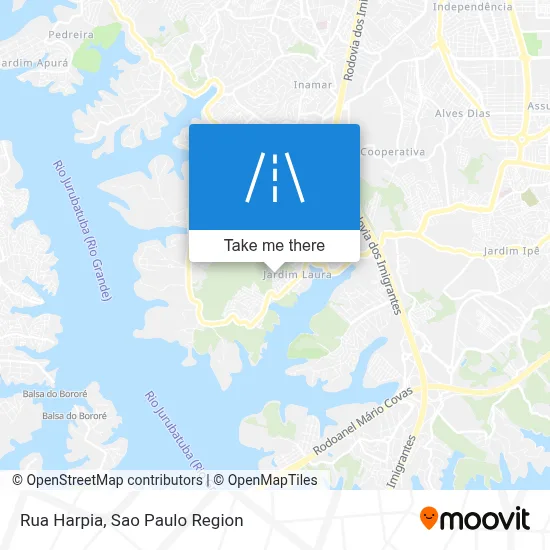 Rua Harpia map