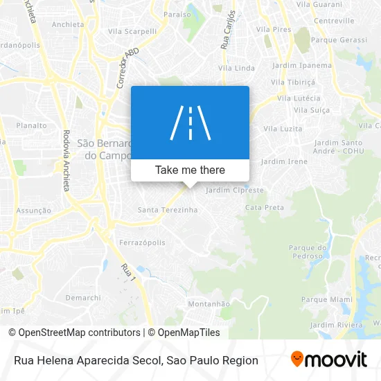 Rua Helena Aparecida Secol map