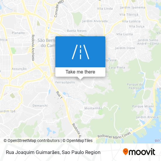 Mapa Rua Joaquim Guimarães