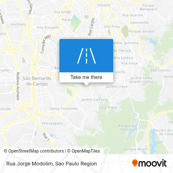Rua Jorge Modolim map