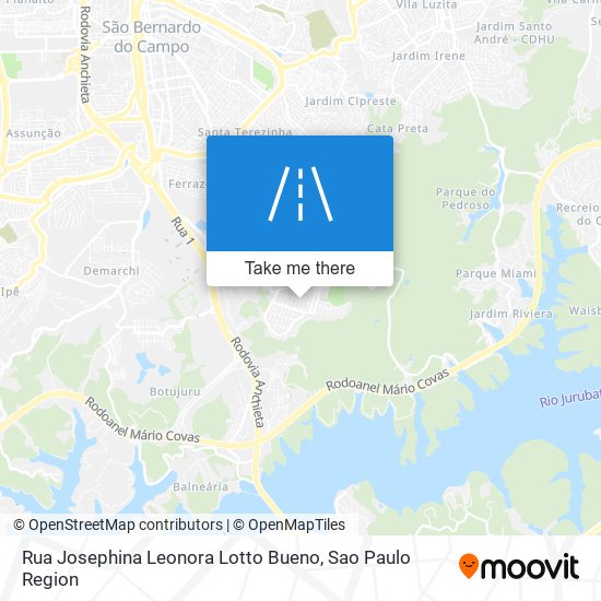 Rua Josephina Leonora Lotto Bueno map