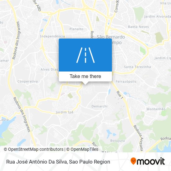 Rua José Antônio Da Silva map