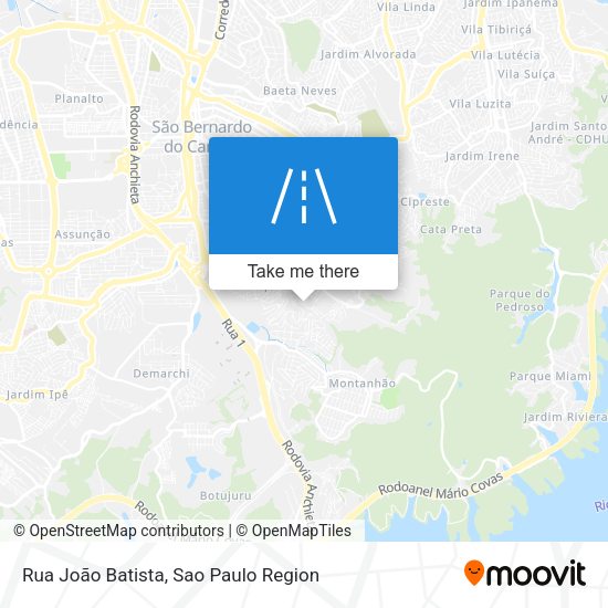 Rua João Batista map
