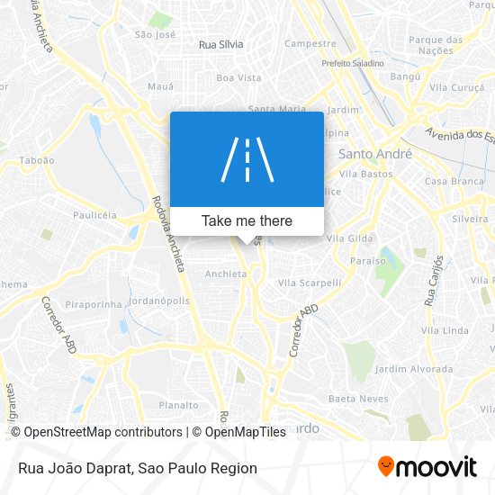 Rua João Daprat map