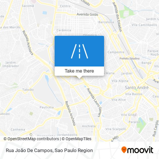 Rua João De Campos map