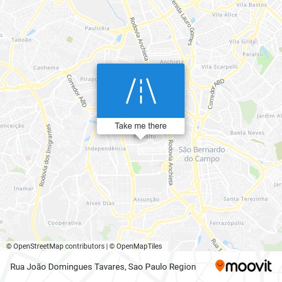 Rua João Domingues Tavares map