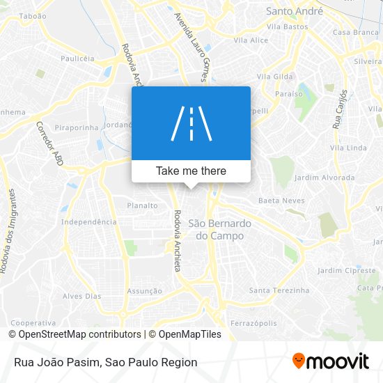 Rua João Pasim map