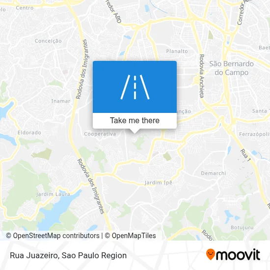 Rua Juazeiro map