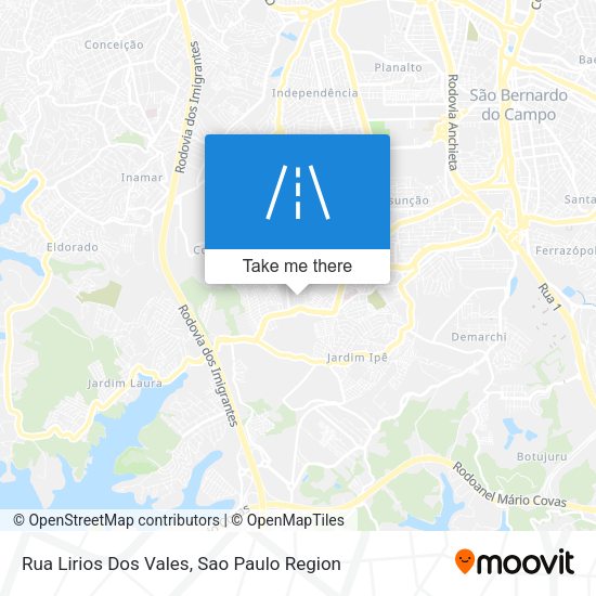 Rua Lirios Dos Vales map
