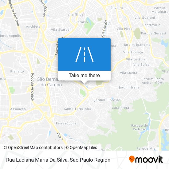 Rua Luciana Maria Da Silva map