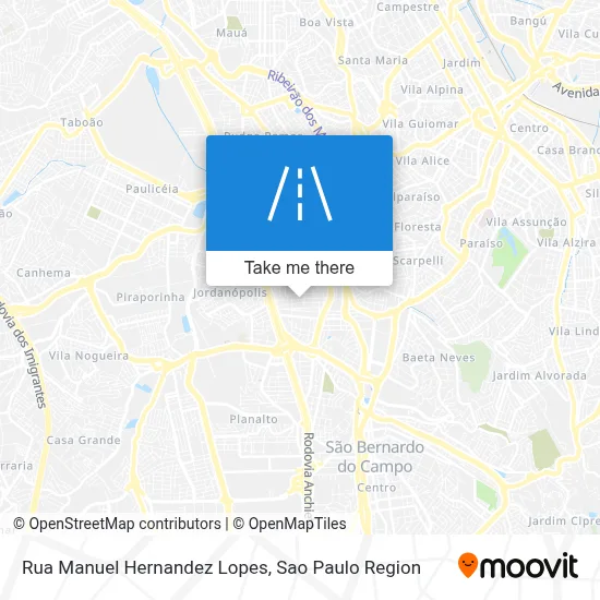 Rua Manuel Hernandez Lopes map