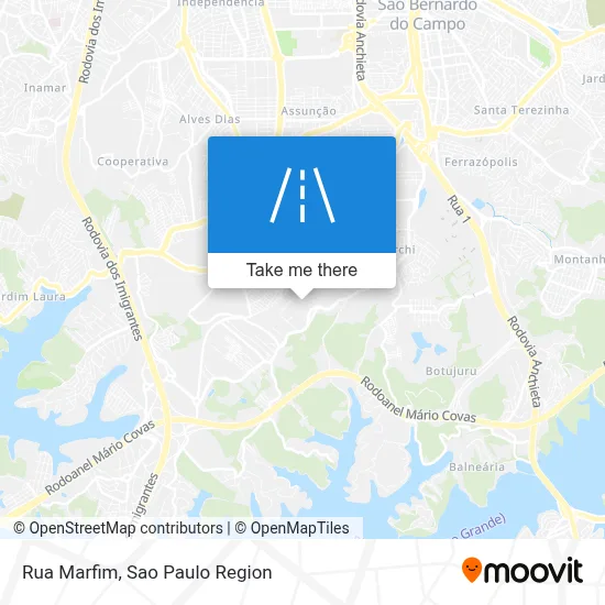 Rua Marfim map