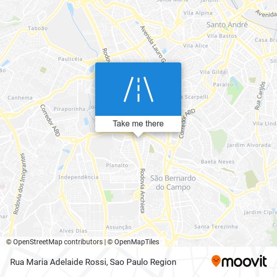 Rua Maria Adelaide Rossi map