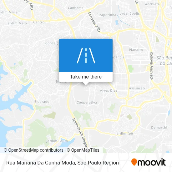 Rua Mariana Da Cunha Moda map