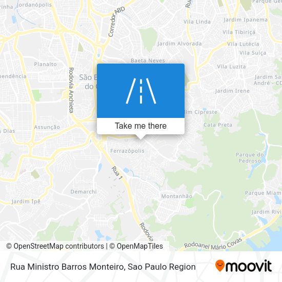Rua Ministro Barros Monteiro map
