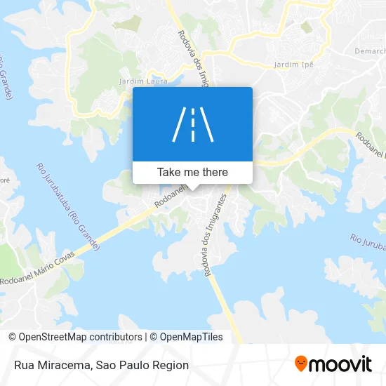Rua Miracema map