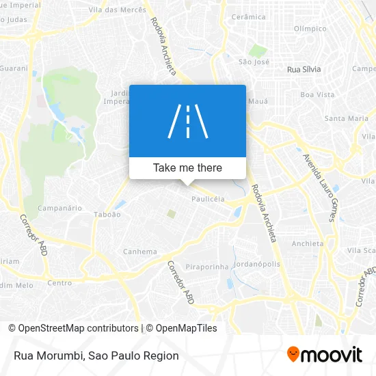Rua Morumbi map