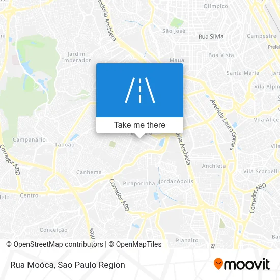 Rua Moóca map