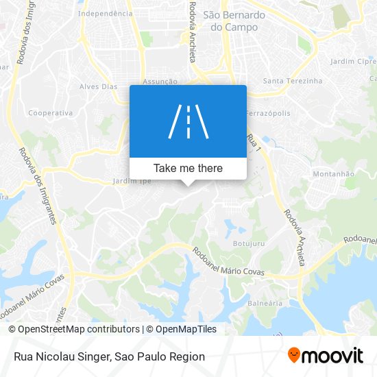 Rua Nicolau Singer map