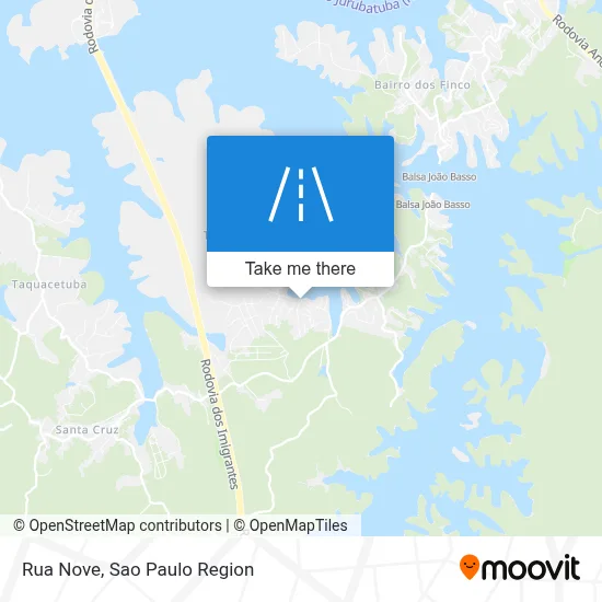 Rua Nove map