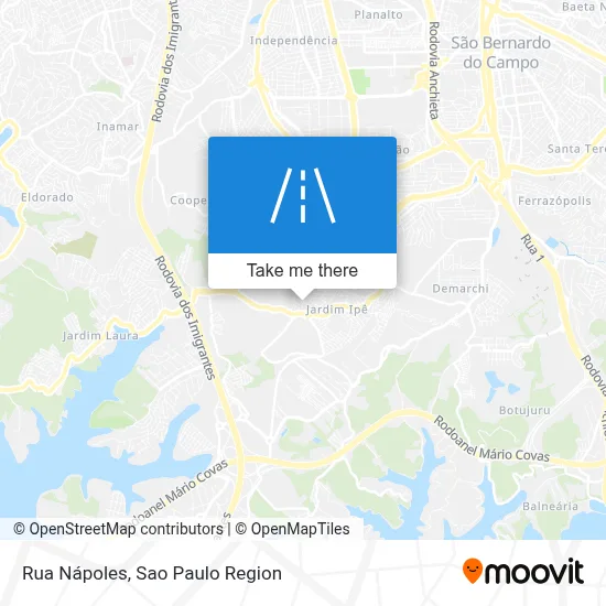 Rua Nápoles map