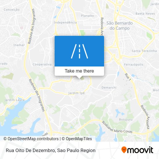 Rua Oito De Dezembro map