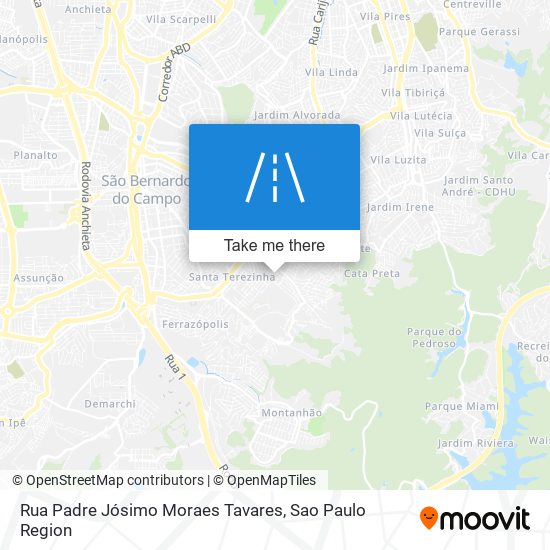 Rua Padre Jósimo Moraes Tavares map