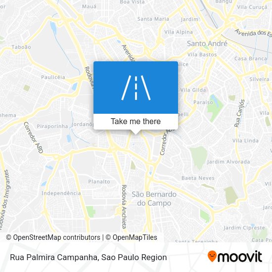 Rua Palmira Campanha map