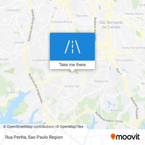 Rua Penha map