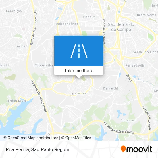 Rua Penha map