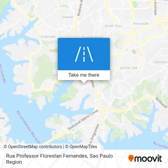 Rua Professor Florestan Fernandes map