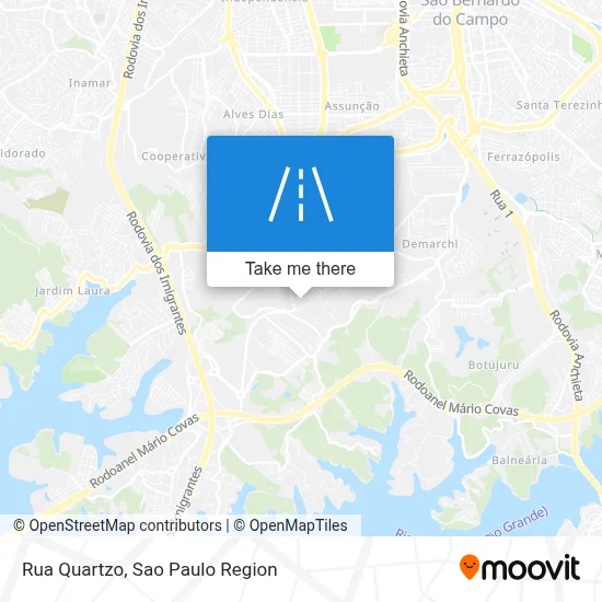 Rua Quartzo map
