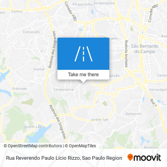 Rua Reverendo Paulo Lício Rizzo map