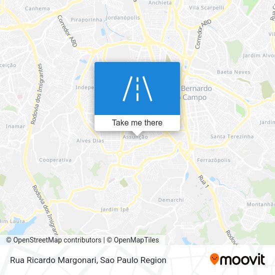 Rua Ricardo Margonari map