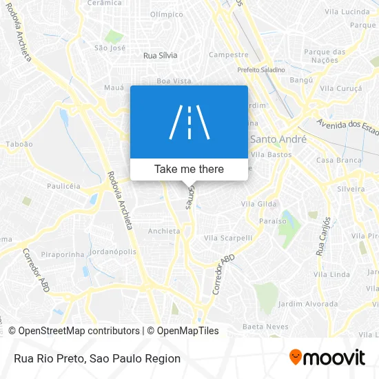Rua Rio Preto map