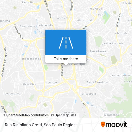 Rua Ristoliano Grotti map