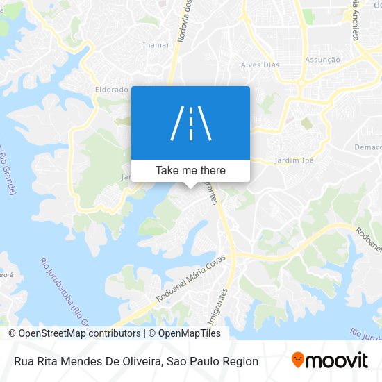 Rua Rita Mendes De Oliveira map