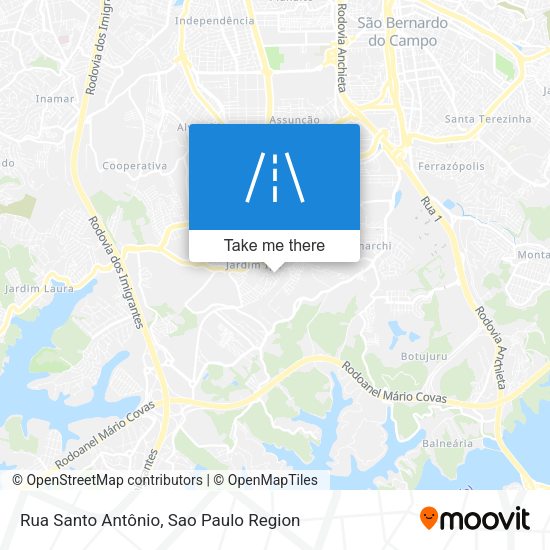 Rua Santo Antônio map
