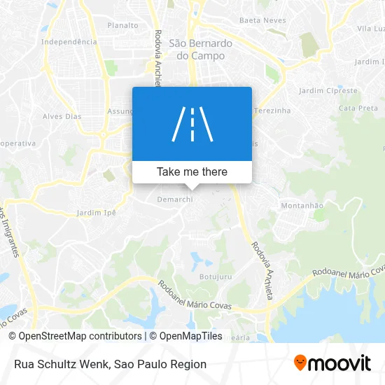 Rua Schultz Wenk map