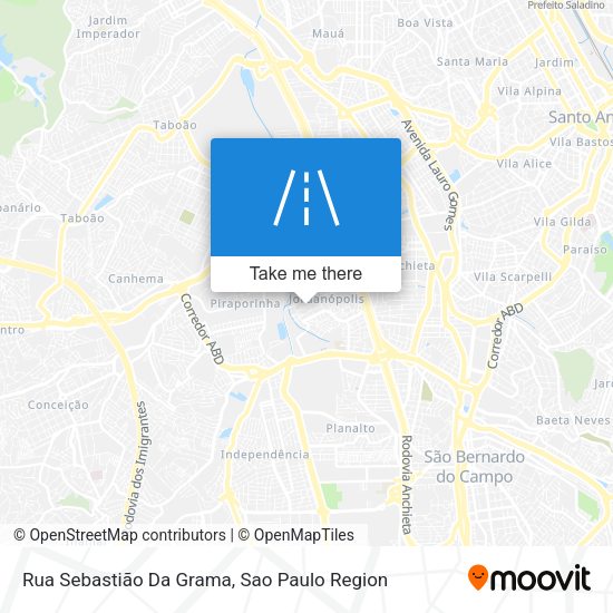 Rua Sebastião Da Grama map